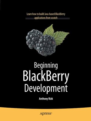cover image of Beginning BlackBerry Development